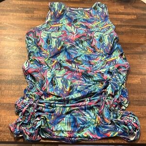 CVG Multiway Dress tropical print